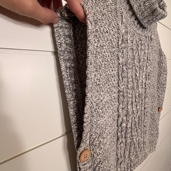 Nula Bug cotton blend turtleneck cable knit sleeveless sweater size US 8 - Picture 8 of 15